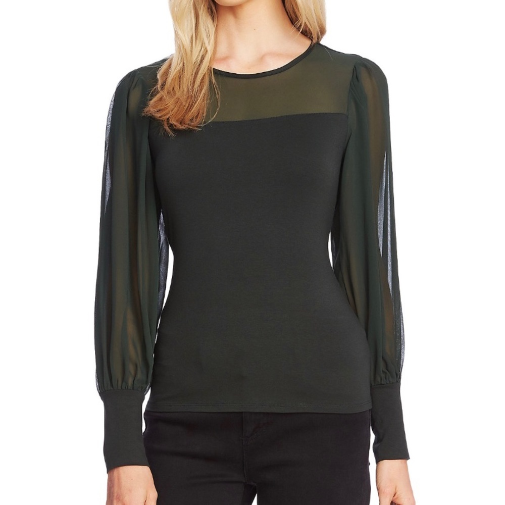 Vince Camuto Illusion Top NWT